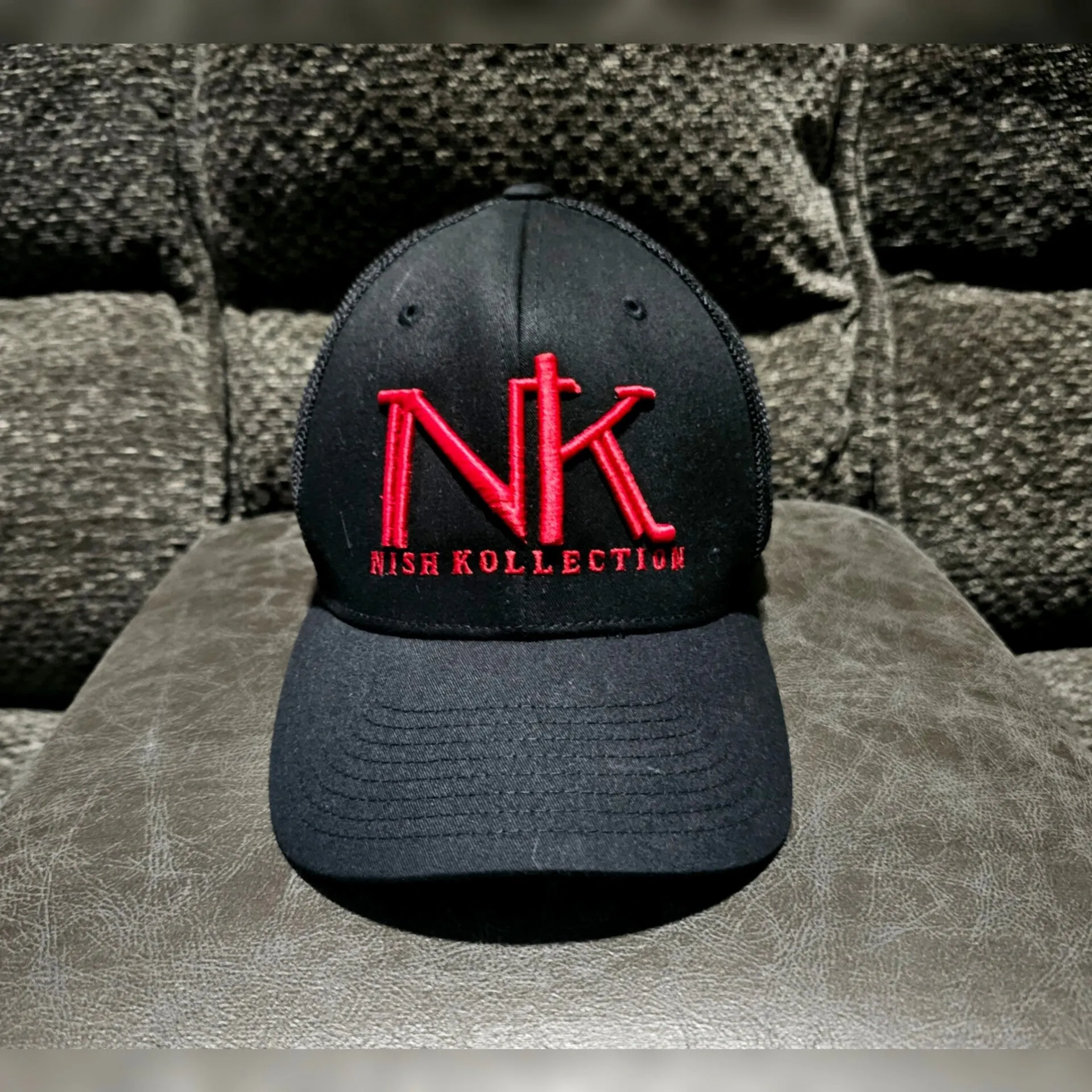 Nk embroidery trucker hat