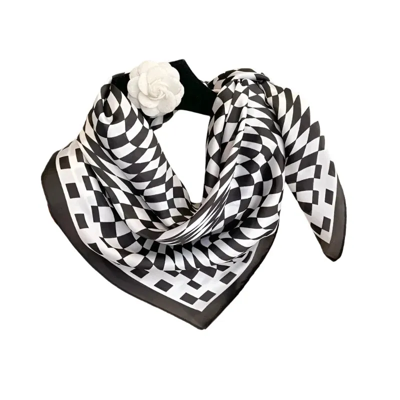 Optical Illusion Silk Scarf