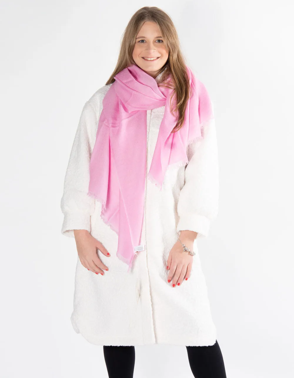 Pink Lady Cashmere Scarf