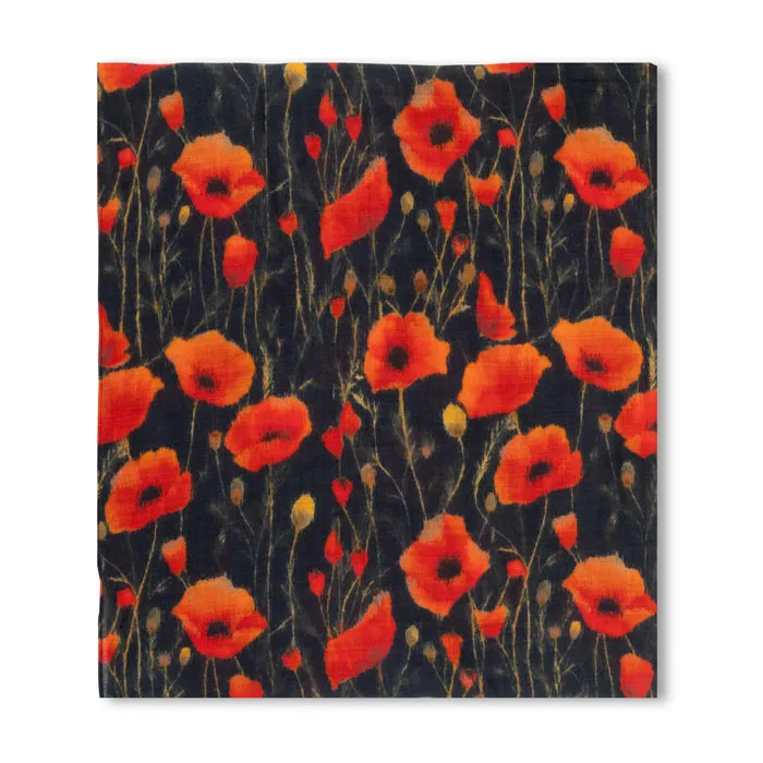 Poppy Field Lightweight Scarf