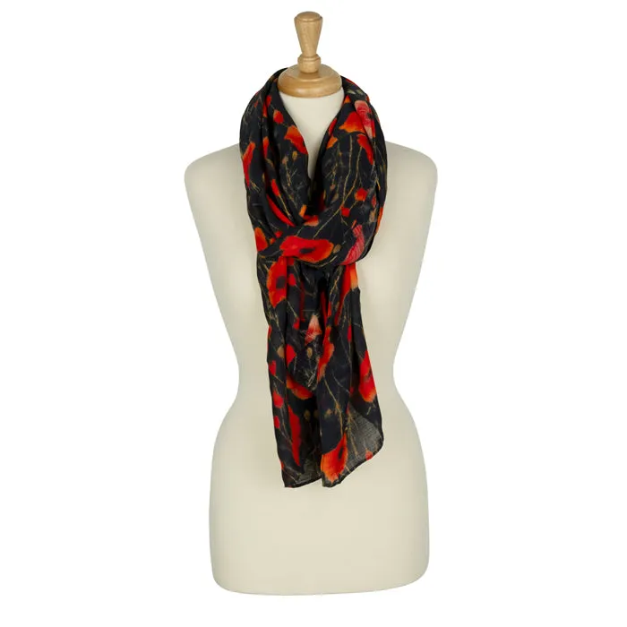 Poppy Field Lightweight Scarf