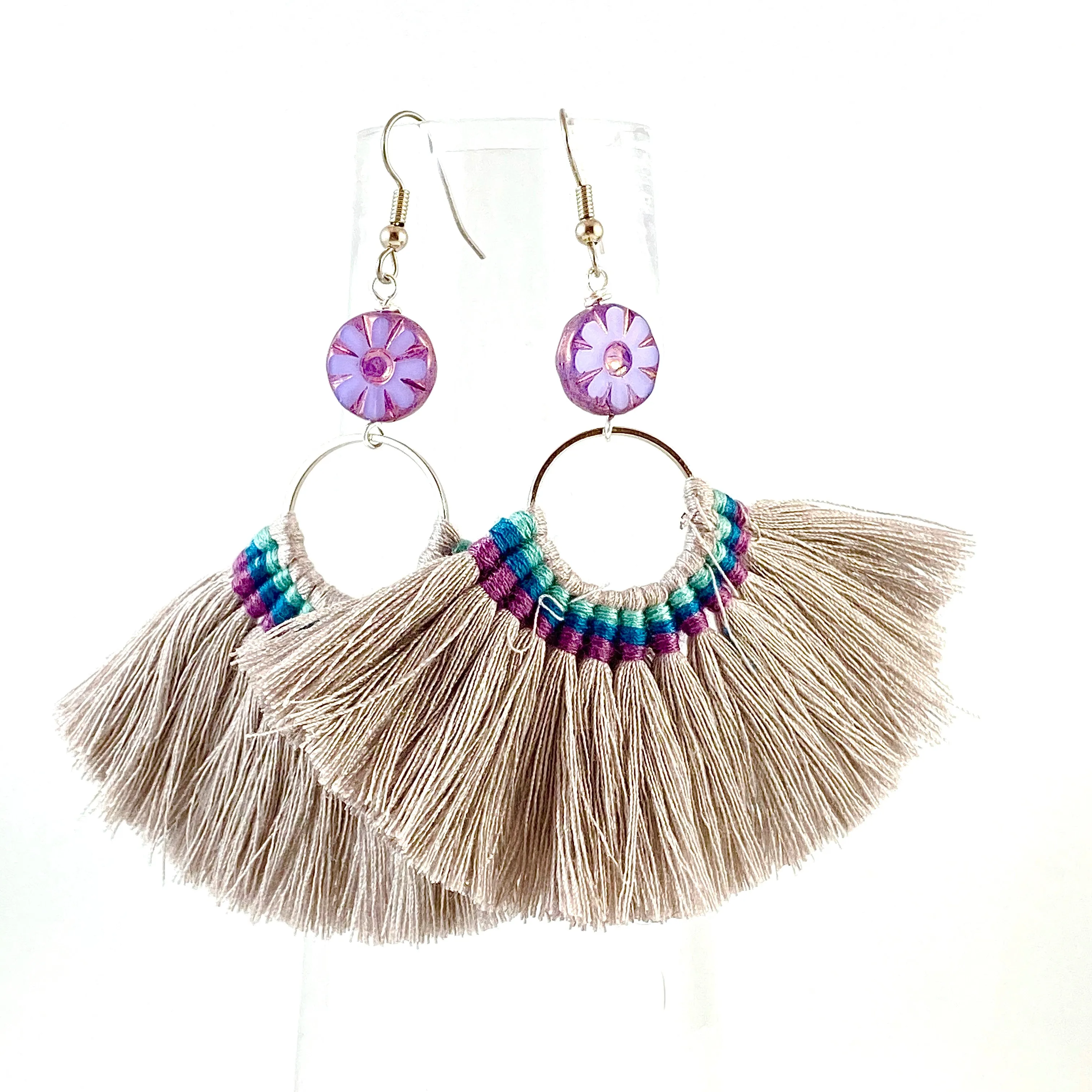 "Fan Me" Earrings (Various Colours)