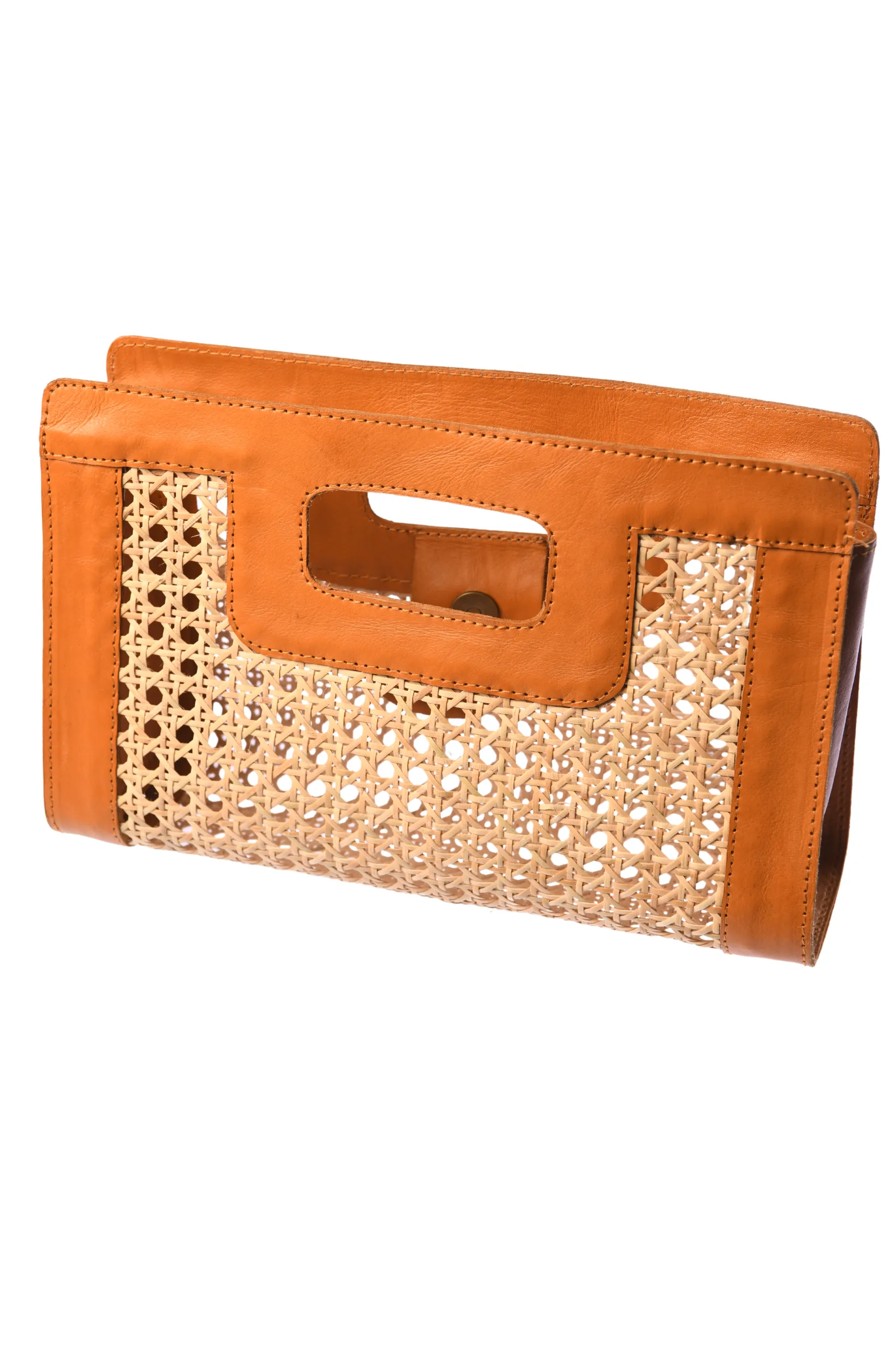 Rattan Clutch / Carmel