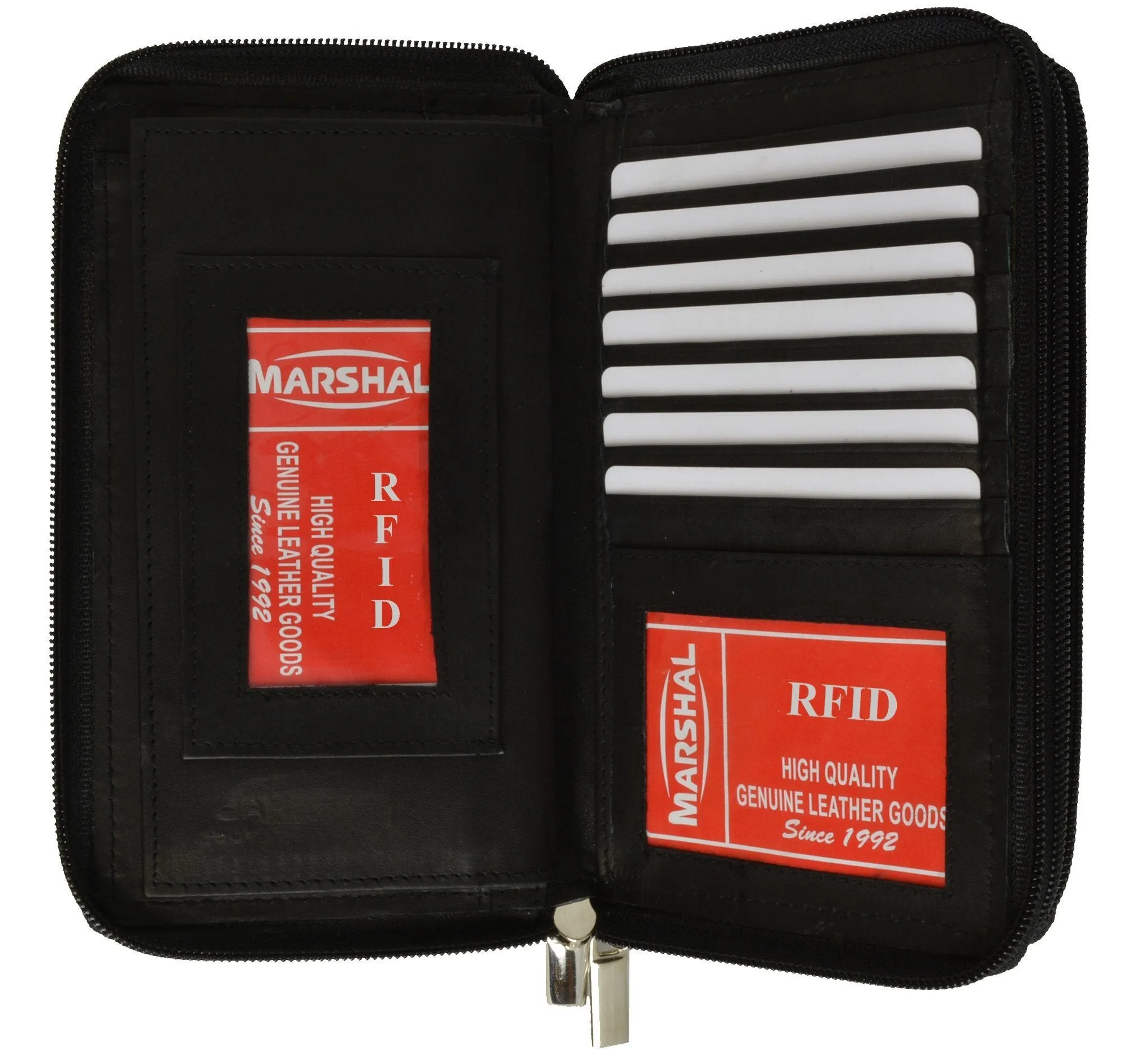 RFID Blocking Leather Wallet