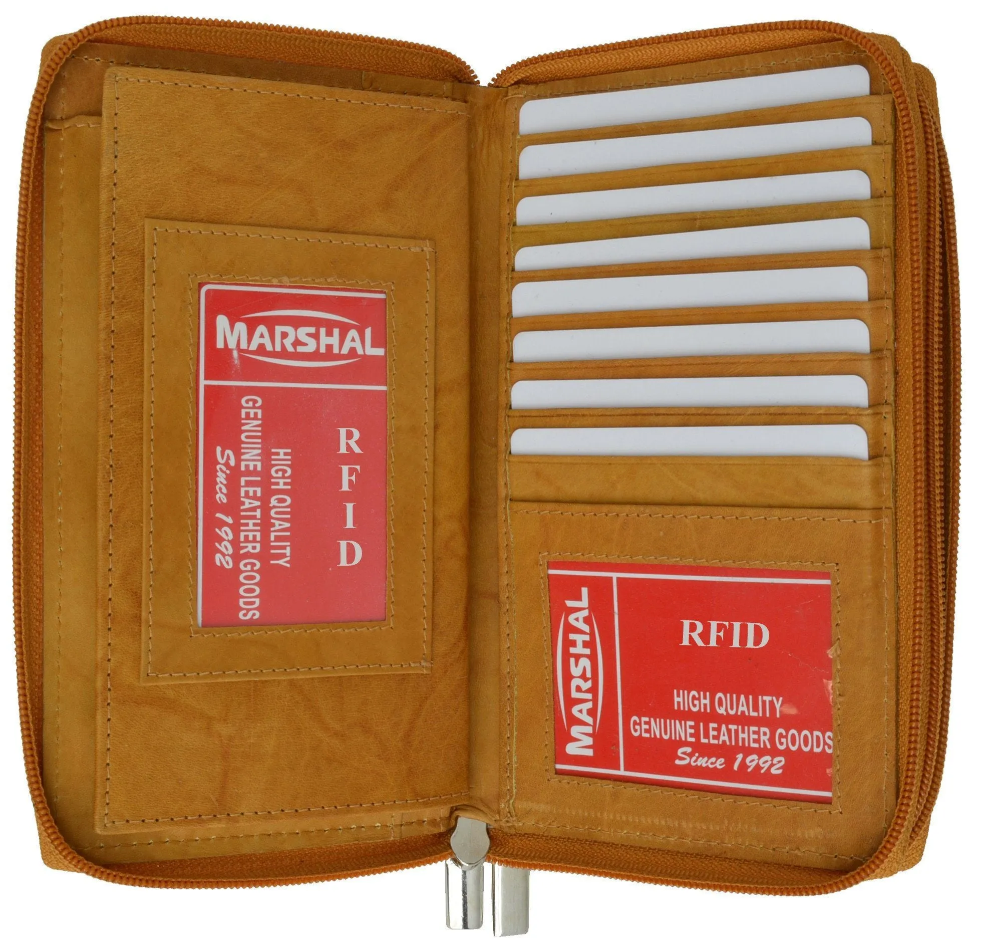 RFID Blocking Leather Wallet