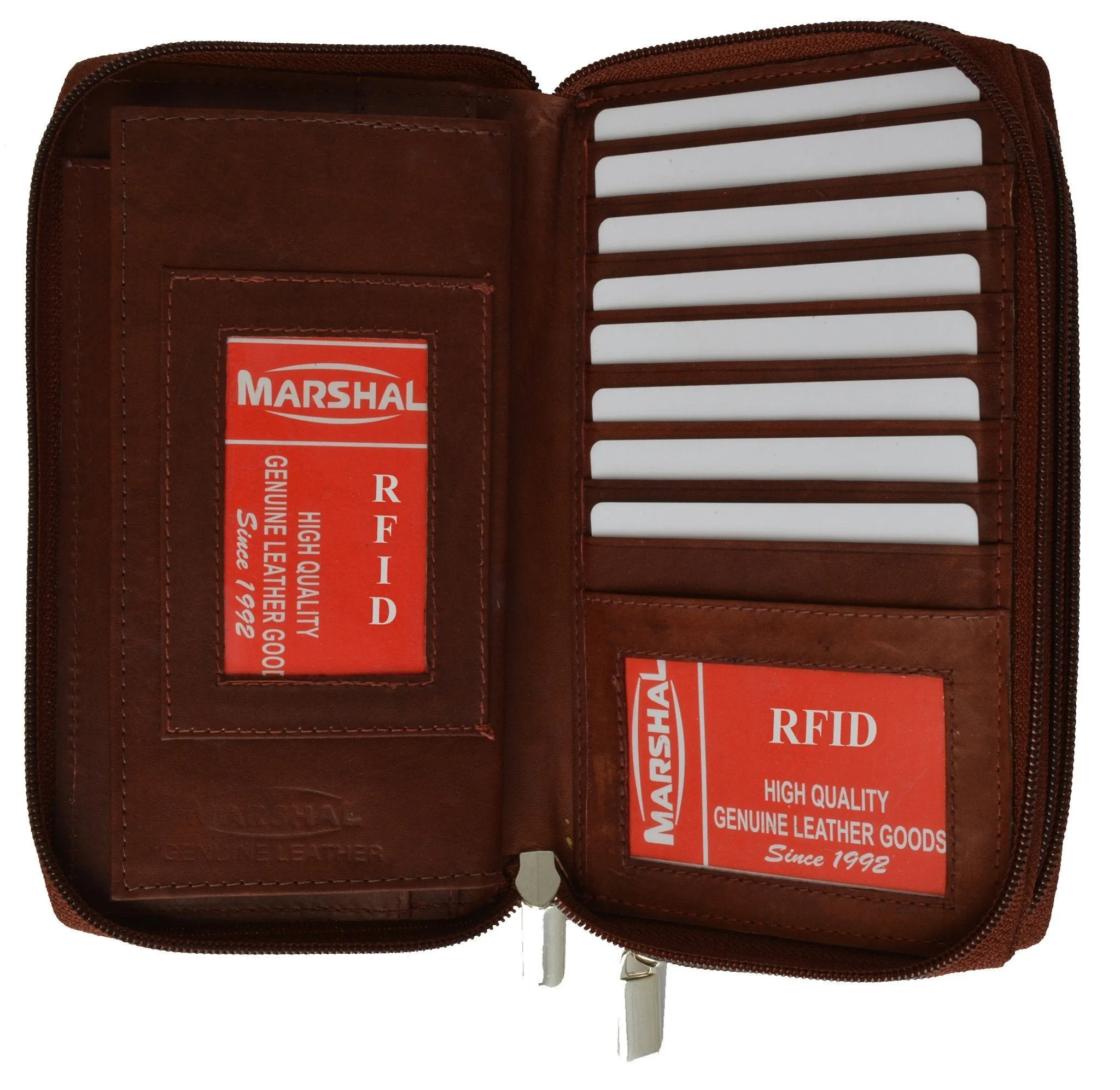 RFID Blocking Leather Wallet