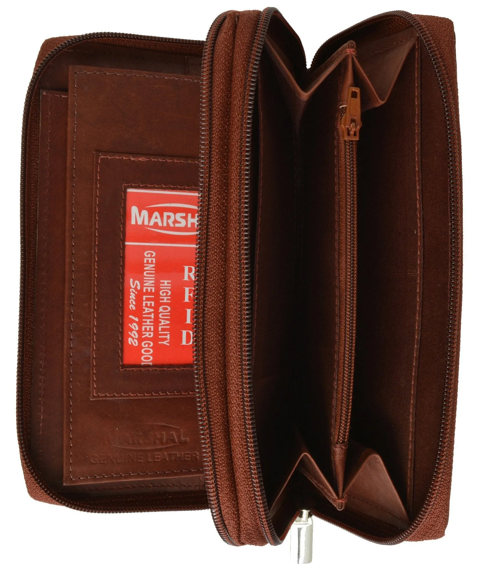 RFID Blocking Leather Wallet