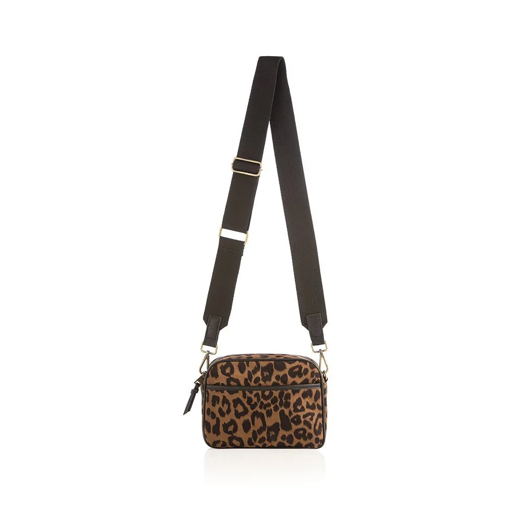 Shiraleah Ellie Camera Bag, Leopard - FINAL SALE ONLY