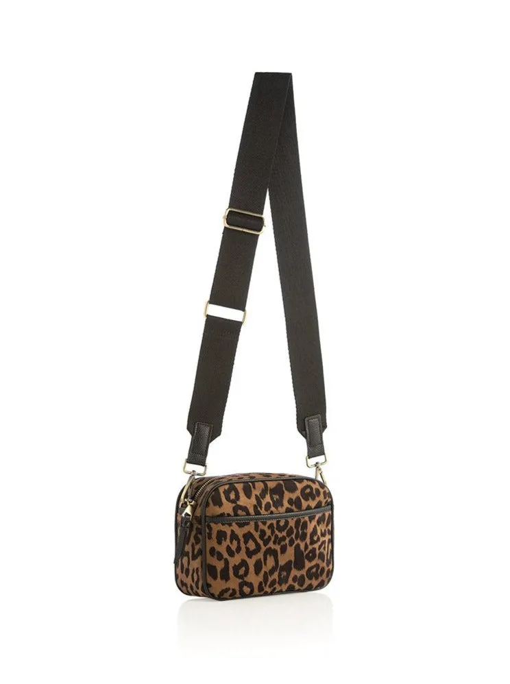 Shiraleah Ellie Camera Bag, Leopard - FINAL SALE ONLY