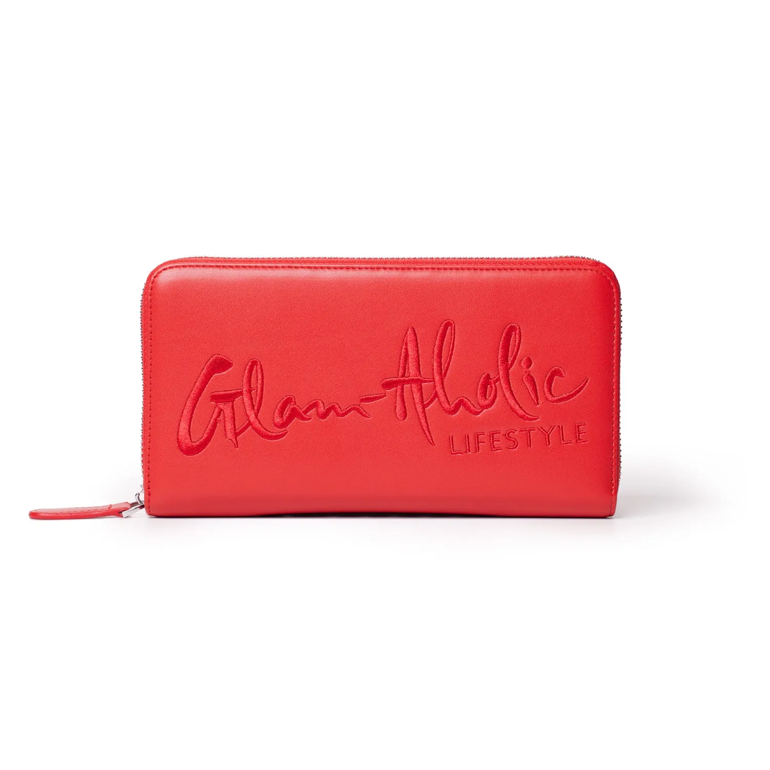 SIGNATURE LOGO JUMBO WALLET RED