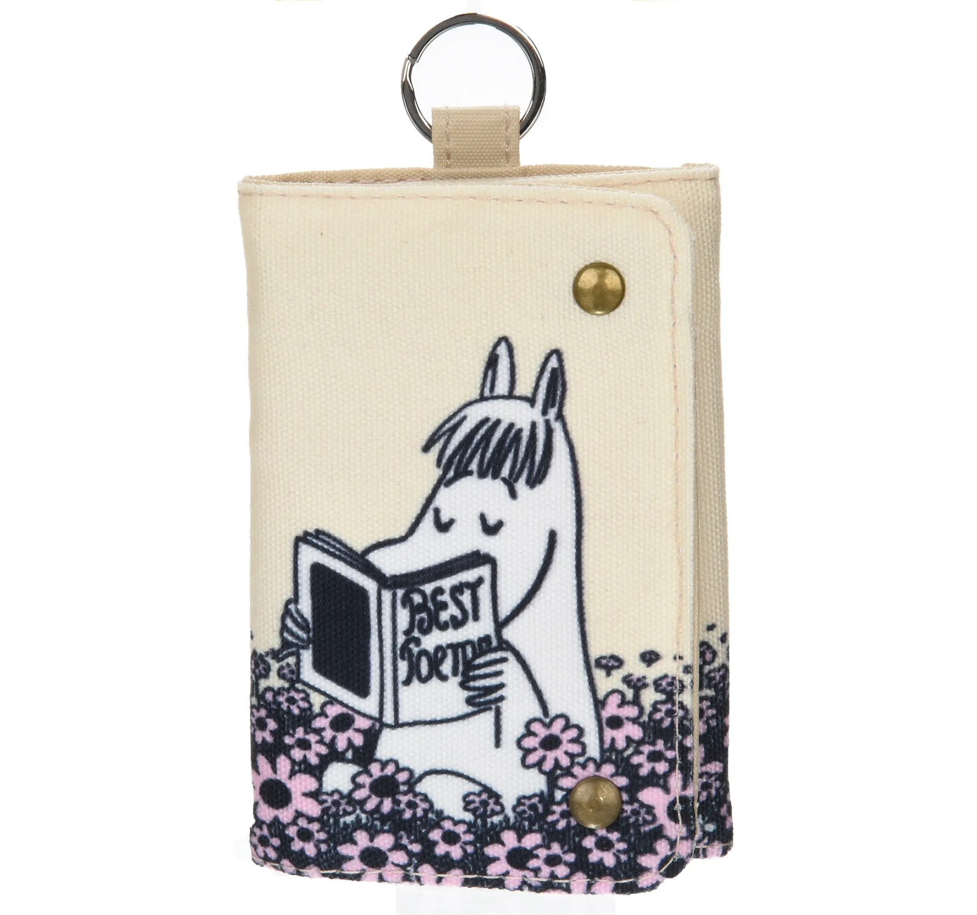 Snorkmaiden Reading Canvas Wallet - Yellow