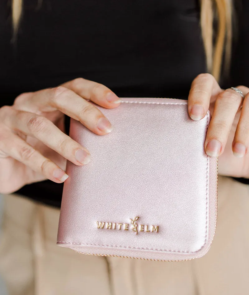 Starla Wallet - Pink Metallic