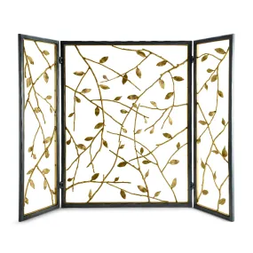 Twig & Leaf Decorative Fireplace Screen