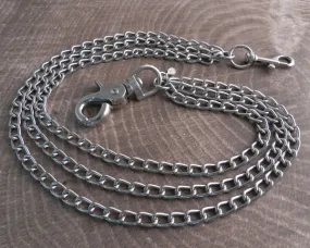 Twisted Small Triple Wallet Chain