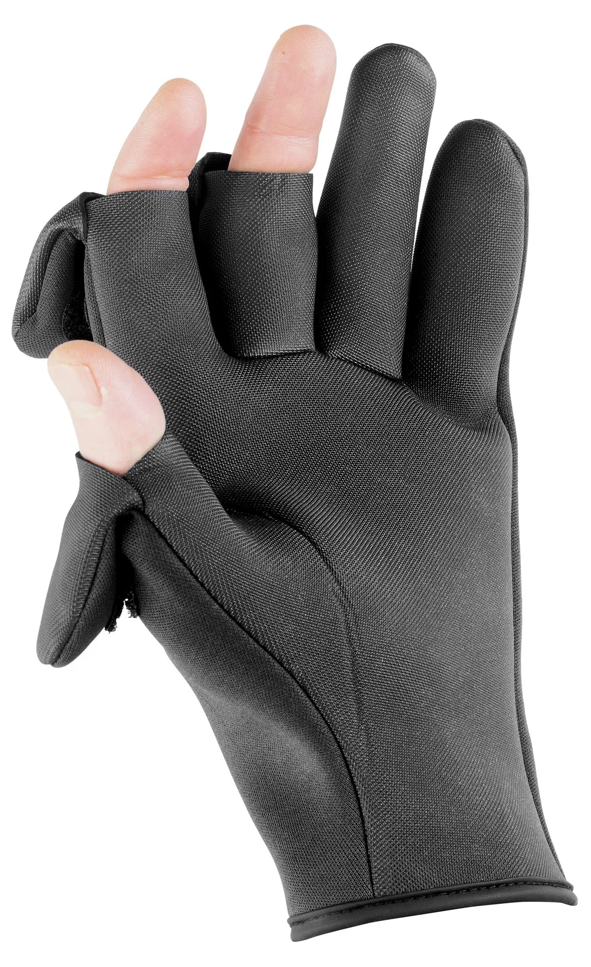 WICKED WEATHER WEAR GLOVE SPLIT FINGER GRAY