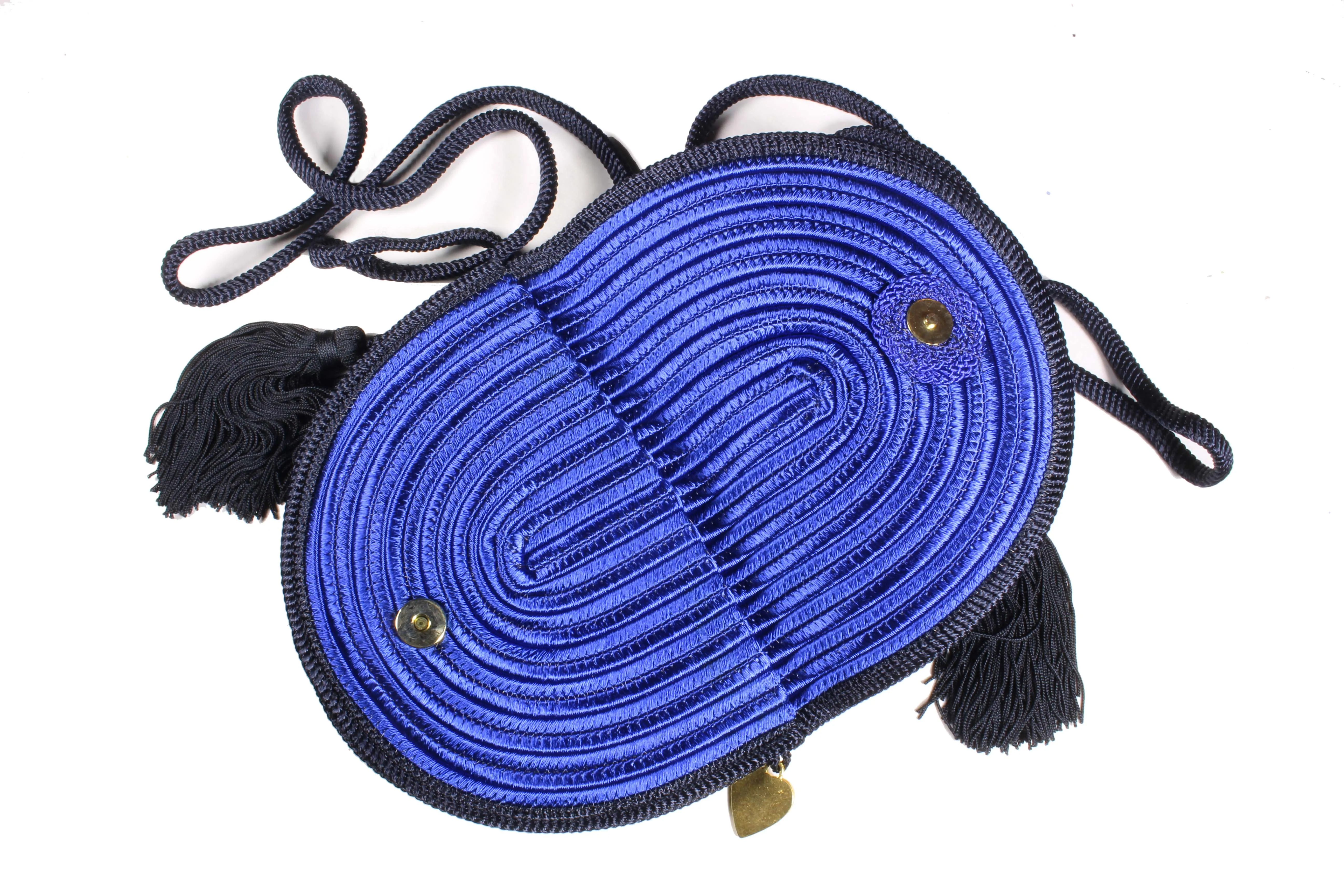 YVES SAINT LAURENT mini passementerie clutch belt bag